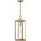 Quoizel Westover 1-Light Antique Brass Mini Pendant WVR1507A - alternate 1